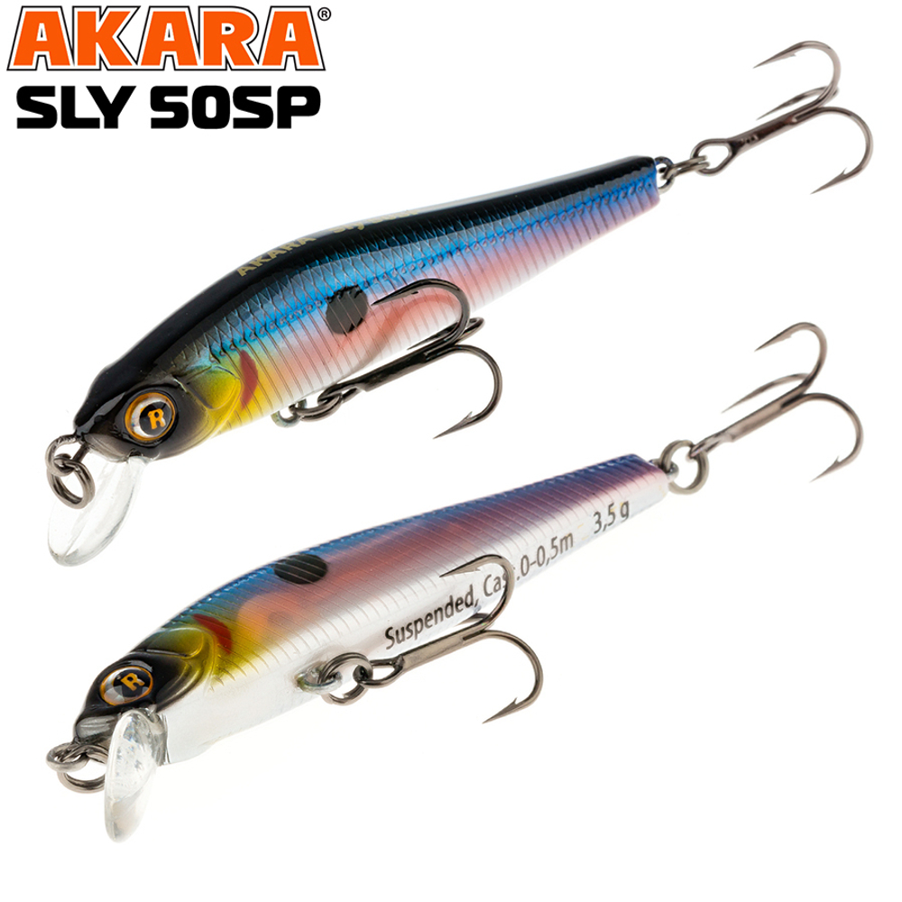 Воблер Akara Sly 50SP 3,5 гр. (1/8 oz 2,0 in) A77