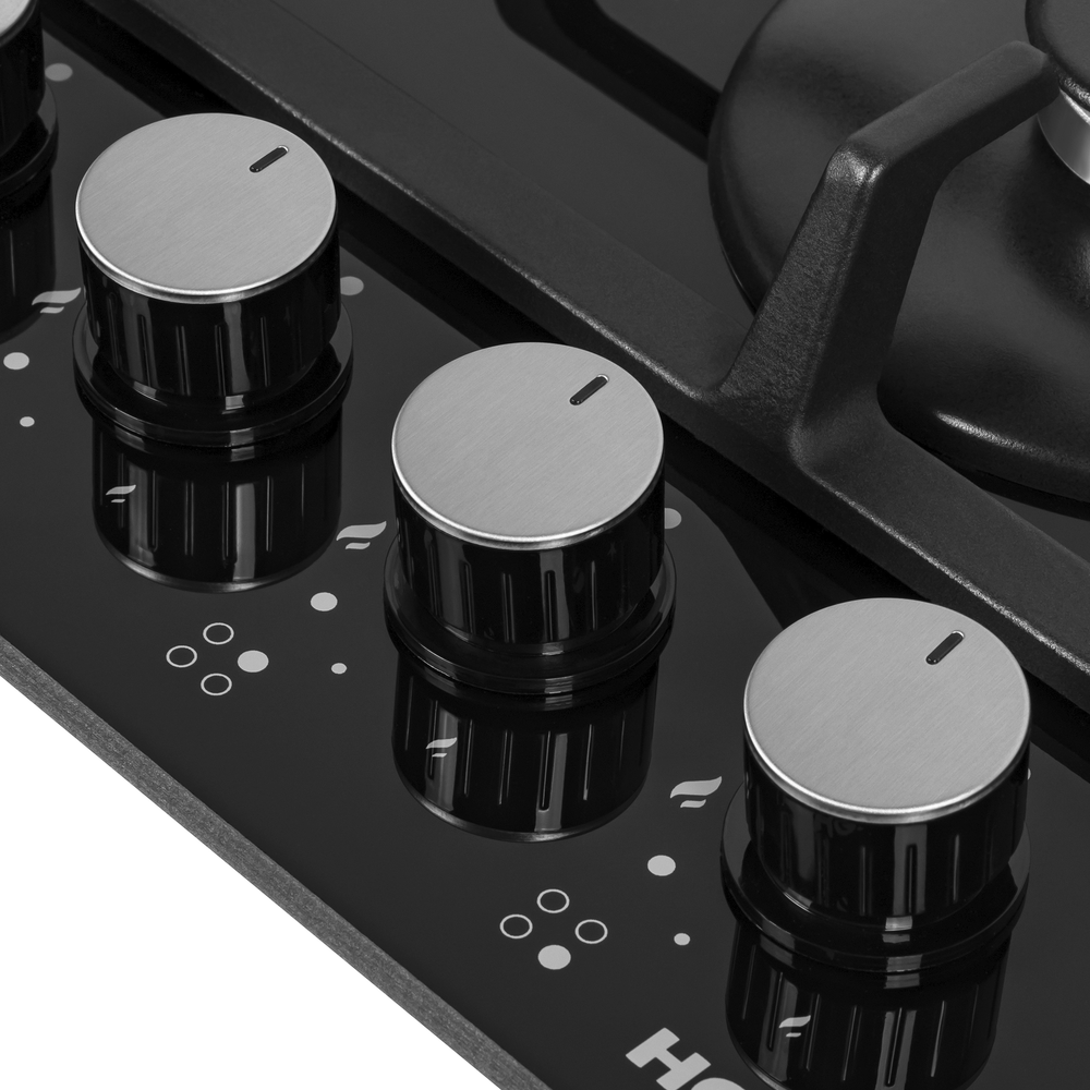 Газовая варочная панель HOMSair HGG643TGCBK фото 6