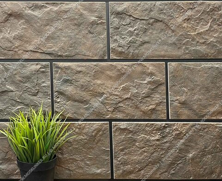 Terrabig Brown, 295x148x9 - Клинкерная плитка для цоколя и фасада