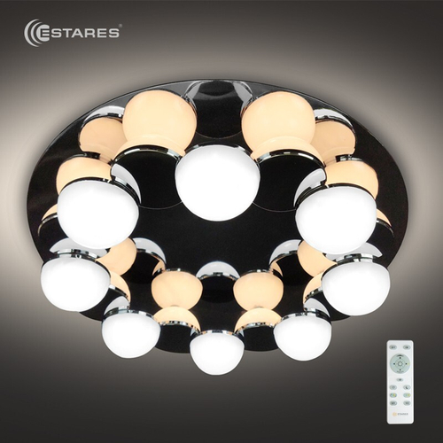 Управляемый светодиодный светильник MOLECULA 120W R-550-CHROME/WHITE-220-IP40