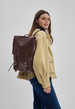 рюкзак темно-коричневый