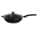 Сковорода 22*5см «Традиция» со съемной ручкой и стекл. крышкой с225а