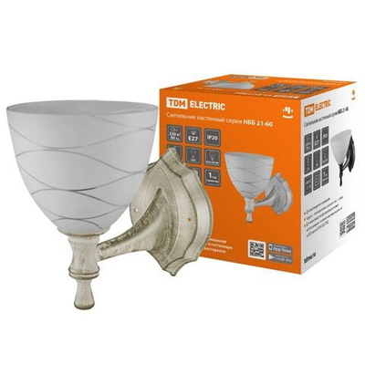 Светильник TDM, НББ 21-60-1411 УХЛ4 Линии, 60 Вт, E27, 1лам, IP20, бел, SQ0370-0205