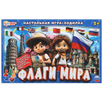 Игра-ходилка "Флаги мира" в коробка 4660254415553 (Умные игры)