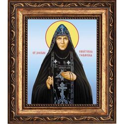 Зосима (Эннатская) Уфимская преподобная. Икона на холсте.