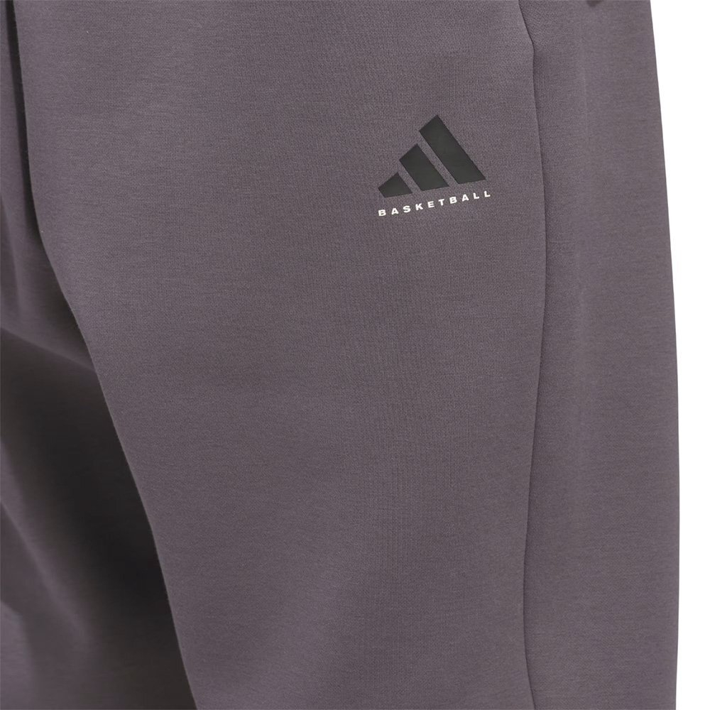 Баскетбольные штаны adidas Basketball Fleece Pants Gray