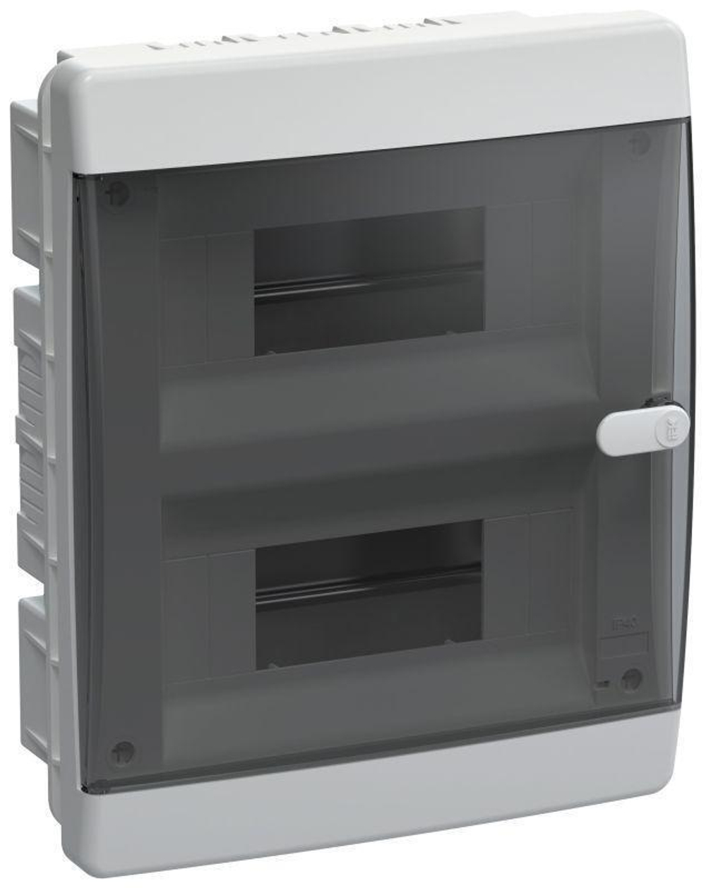 Щит пласт.. ЩРВ-П-18 IP41 черн. пр. дв. IEK UNION Compact