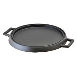 Сковорода-гриль 28 см чугун круглая черная LAVA