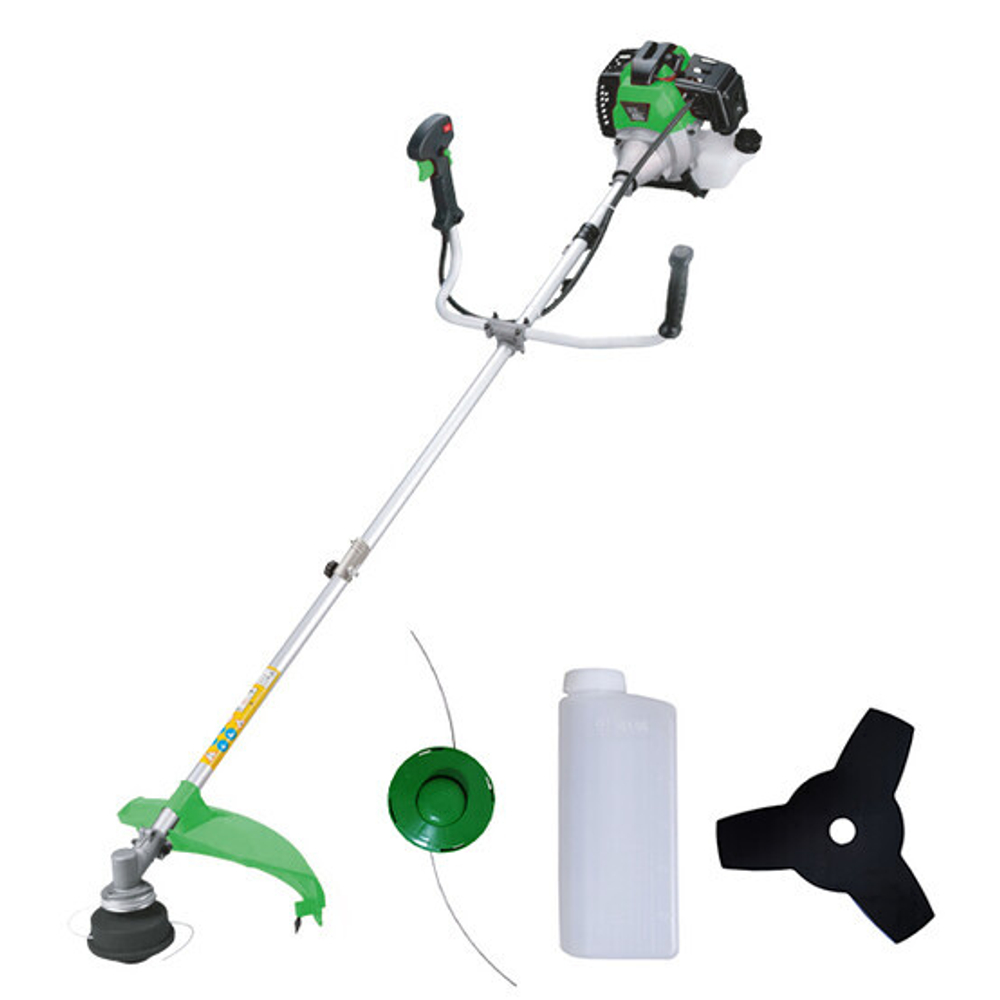 GROWER Бензотриммер ВТ-52R 2500V-52см3 (двух-ный двиг. 2500Вт, диск ЗТ/катушка) штанга разборная