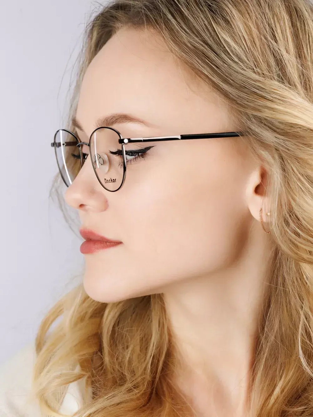 Оправа для очков для зрения металлическая брендовая