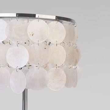 Настольная лампа 1*E27 a071050 хром/перламутр 208101 Sandra Eurosvet