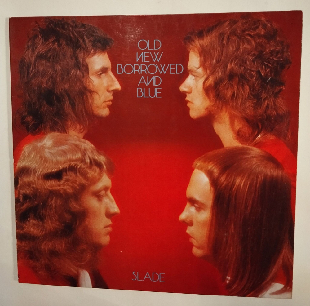 Винтажная виниловая пластинка LP Slade Old New Borrowed And Blue (Germany 1974)