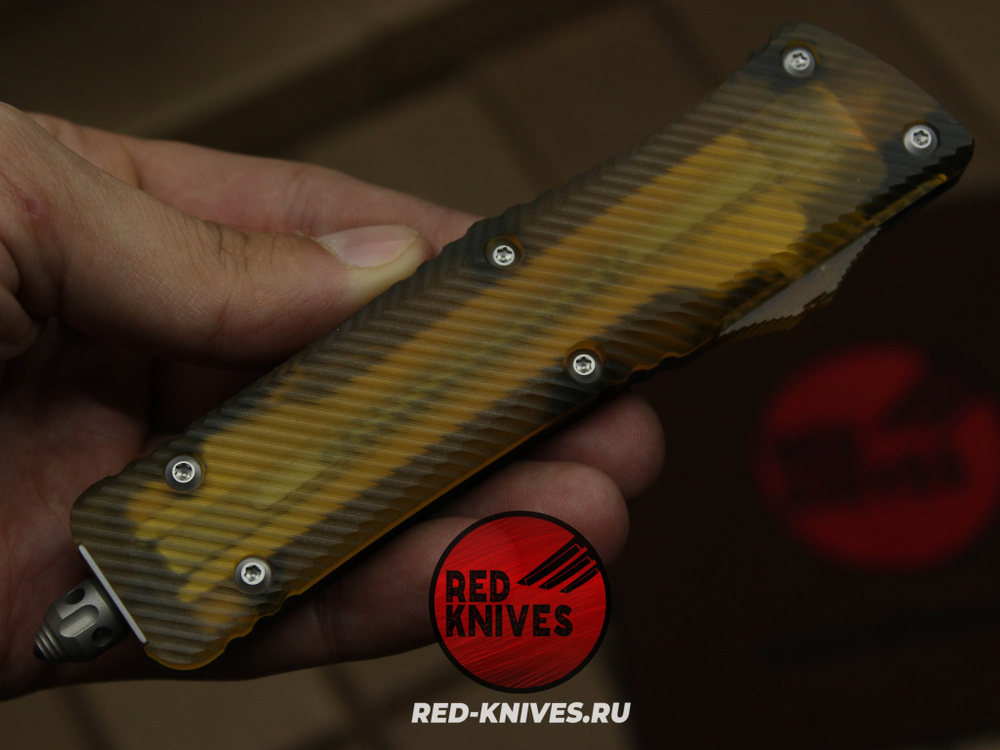 Нож Microtech Troodon Ultem Magnacut D/E - светлый клинок RK/Н121