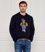 Шерстяной свитер POLO RALPH LAUREN - темно-синий(710946138)