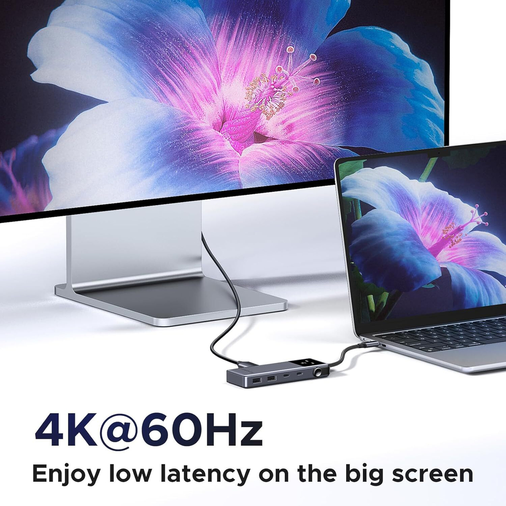Док-станция USB-C 6-в-1 HDMI/2xUSB-C 3.2/2xUSB-A 3.2/PD 100W UGREEN 35998
