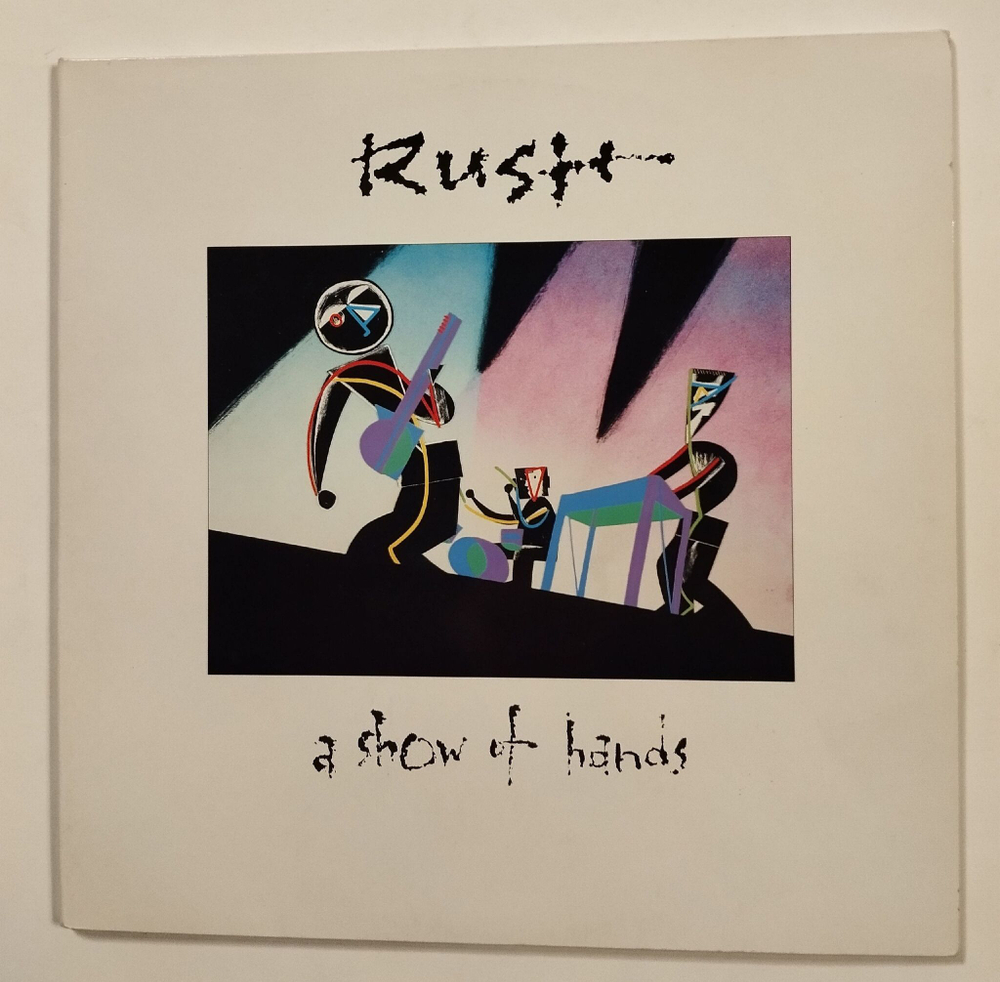 Винтажная виниловая пластинка LP Rush A Show Of Hands (Holland 1989)