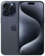 iPhone 15 Pro 128 ГБ, eSIM, синий титан