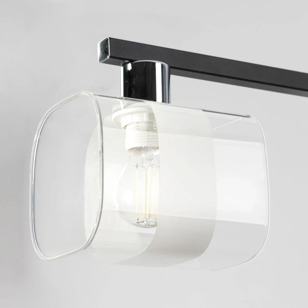 Citilux Вирта CL139145 Люстра потолочная Чёрная Матовая