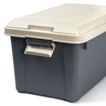 Ящик многофункц. особопрочный СЛЕДОПЫТ Expedition Box, 40 л, 600х360х320 мм, цв. графит/бежевый/3/