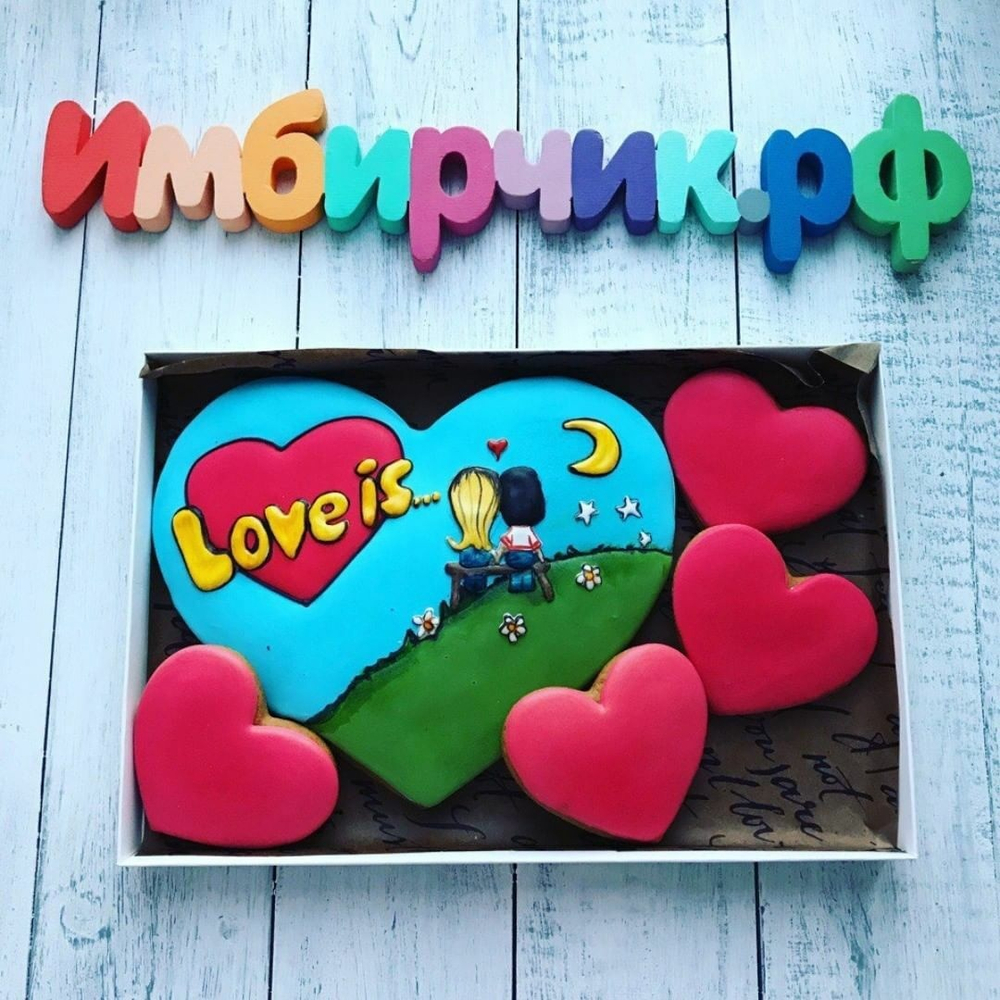 Имбирные пряники Любовь