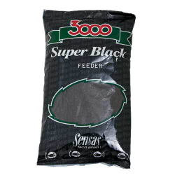 Прикормка Sensas 3000 Super BLACK Gardons 1кг
