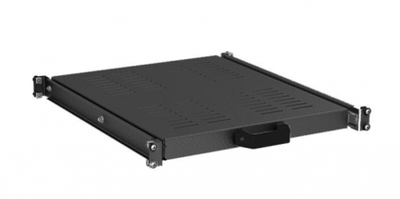 Полка 1U выдвижная перфорированная, глубина 685мм для напольных 19" IT-корпусов ДКС серии CQE, RAL9005