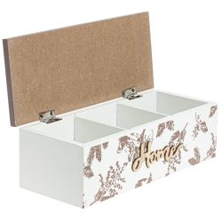 GAEM Шкатулка для чайных пакетиков, L24 W9,5 H7,5 см