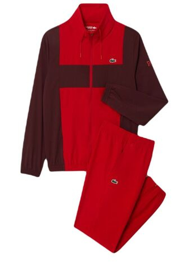 Мужской теннисный костюм Lacoste Tennis x Novak Djokovic - красный