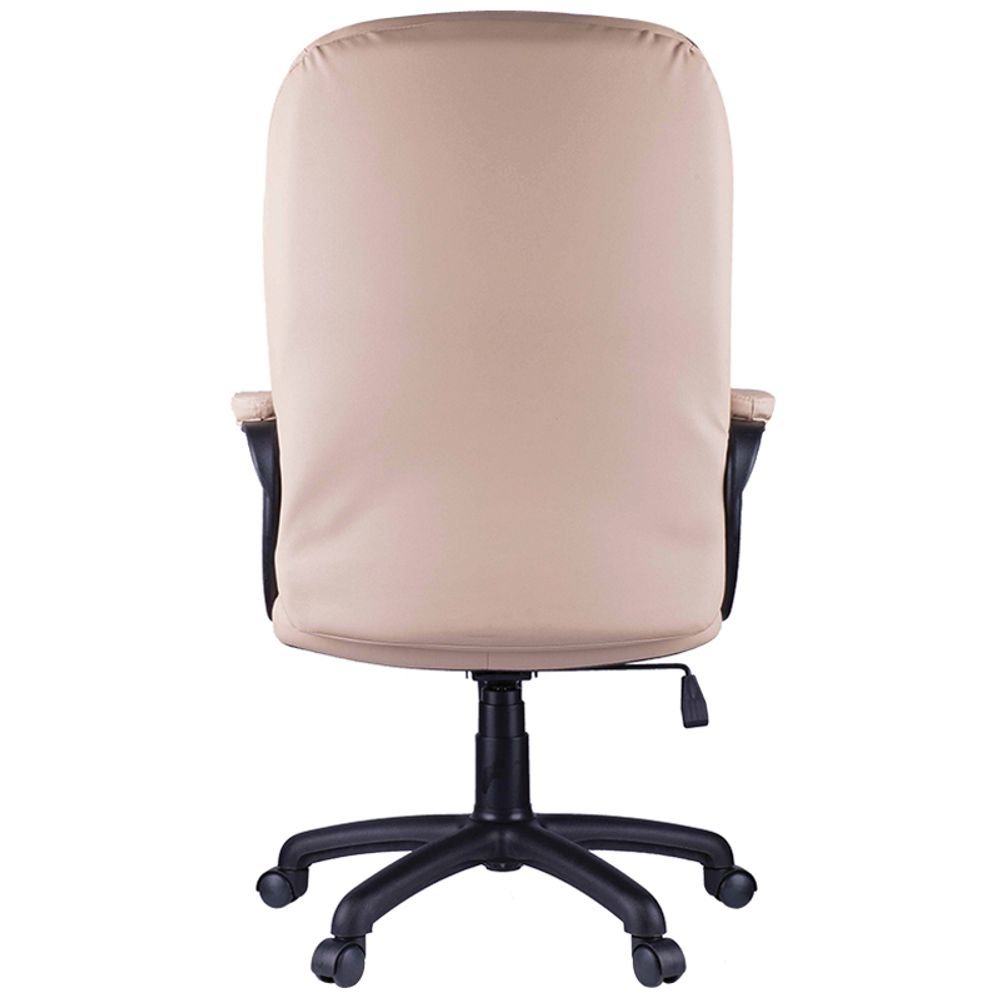 Кресло руководителя Helmi HL-E68 "Reputation", экокожа бежевая, мягкий подлокотник