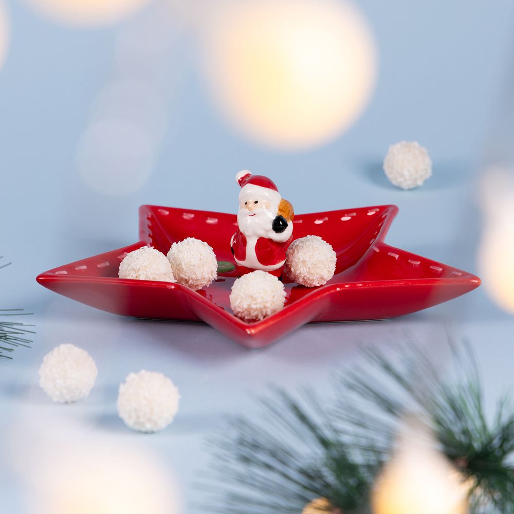 БЛЮДО СЕРВИРОВНОЧНОЕ КОЛЛЕКЦИЯ "CHRISTMAS GIFT" 25,5*24*7,5 СМ