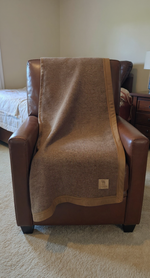 Тканое верблюжье одеяло Монголия 172х200, ЛЕЖЕБОКА, арт 3333-170-4