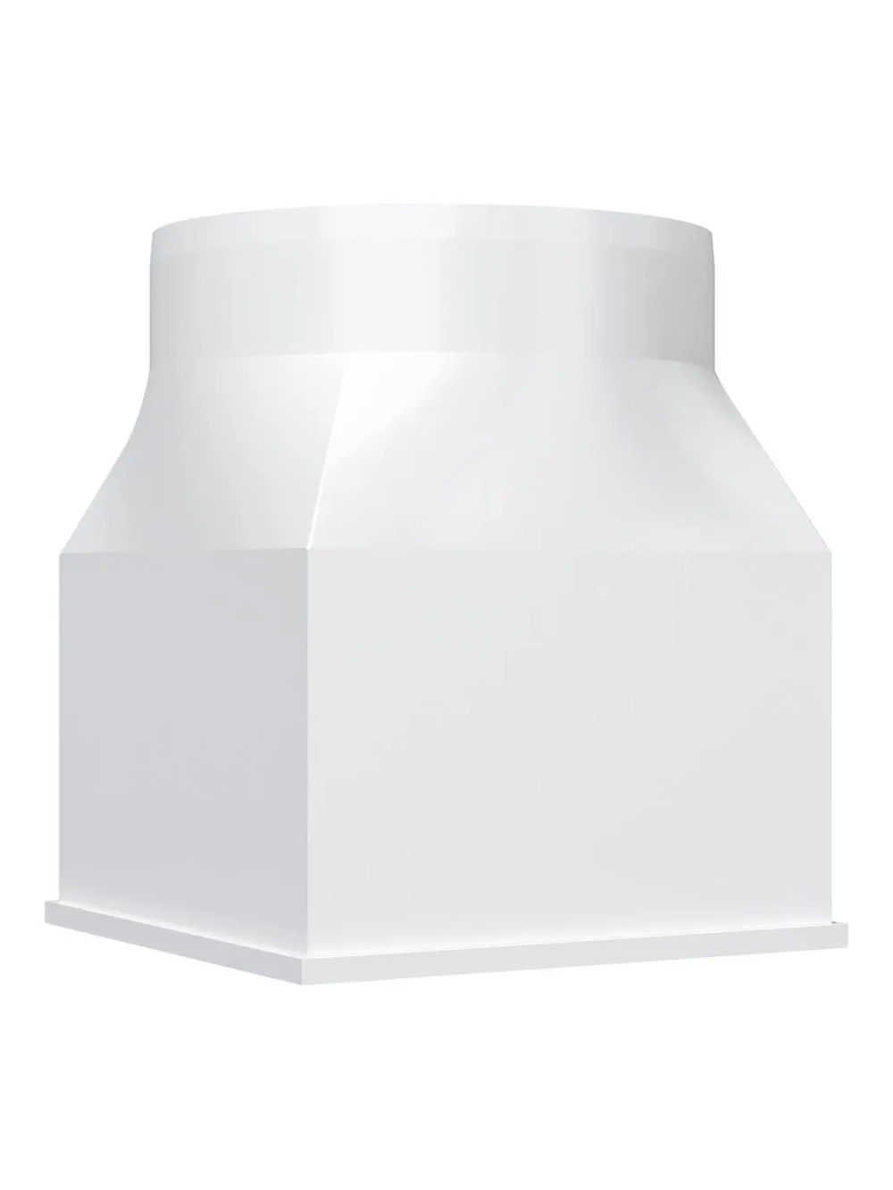 Переходник пластиковый ERA D125 мм 90° 126x126