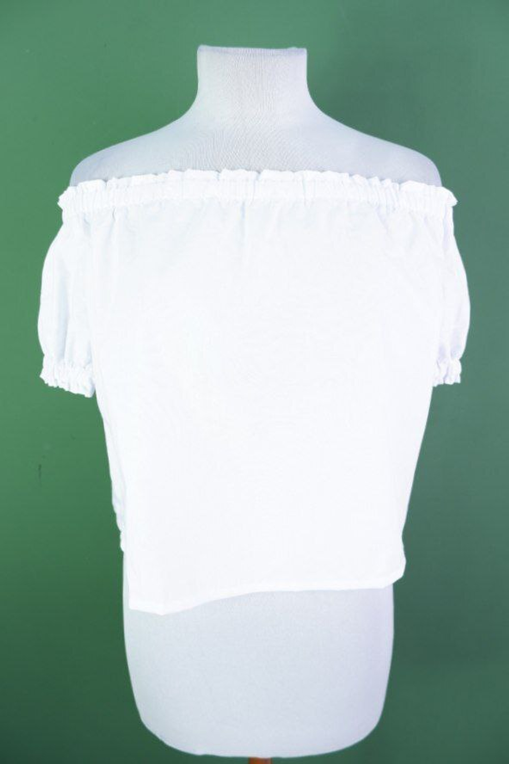 Блузка романтичная со спущенными плечами 44 размер