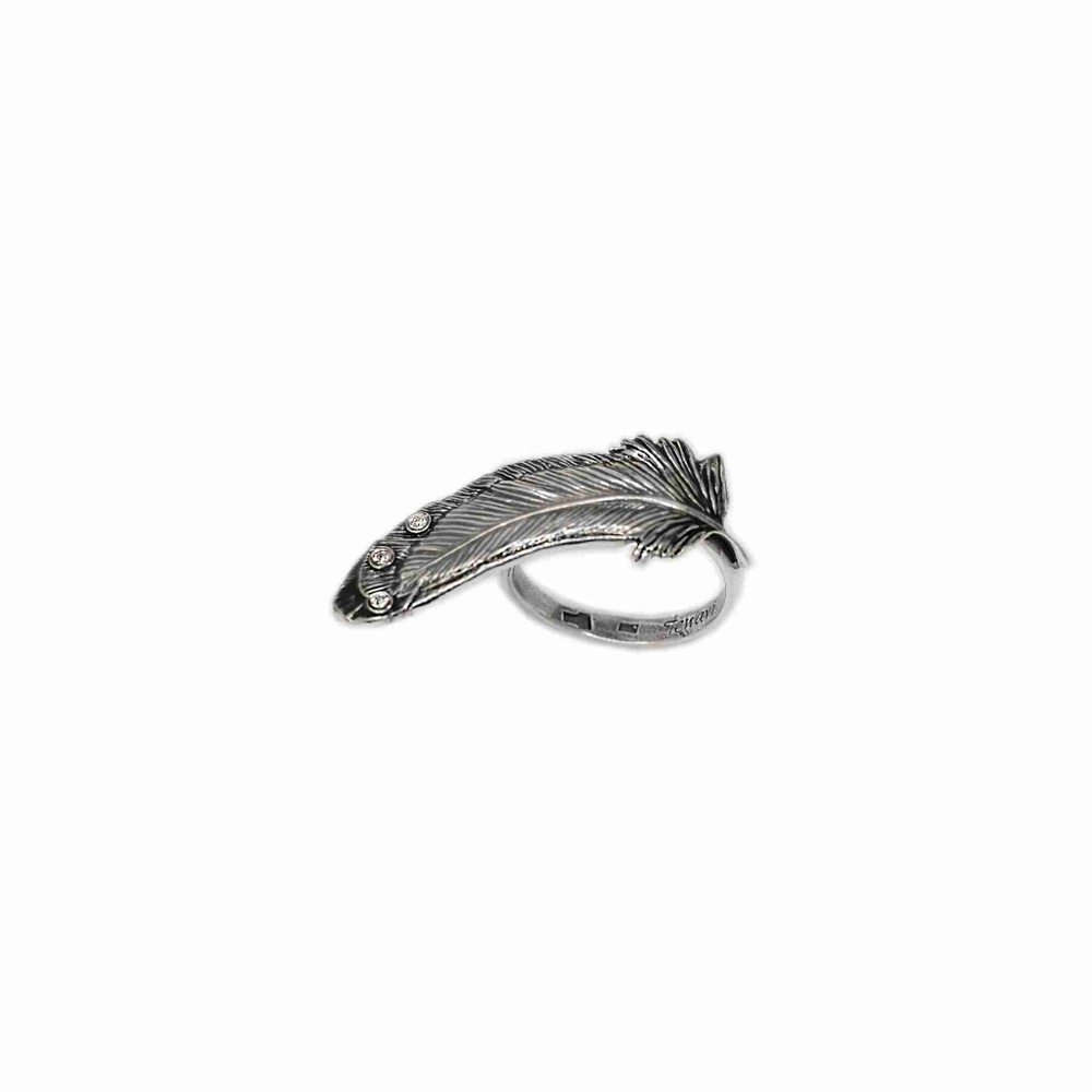 "Крекс" кольцо в серебряном покрытии из коллекции "Мергус" от Jenavi