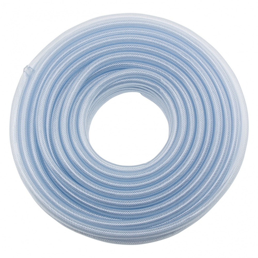 Шланг поливочный прозрачный армированный 3-х слойный, 1/2", 50 м Palisad