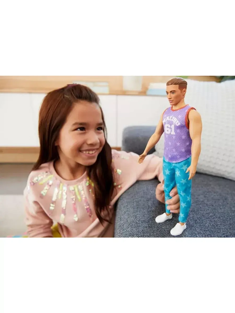 Кукла Барби Кен Игра с модой Fashionistas DWK44 GRB89