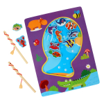 Развивающая игрушка деревянная Рыбалка магнитная, C-41816