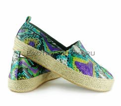 Эспадрильи из кожи питона SH-91