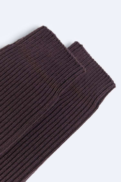 ZARA НОСКИ В РУБЧИК, ШОКОЛАДНЫЙ