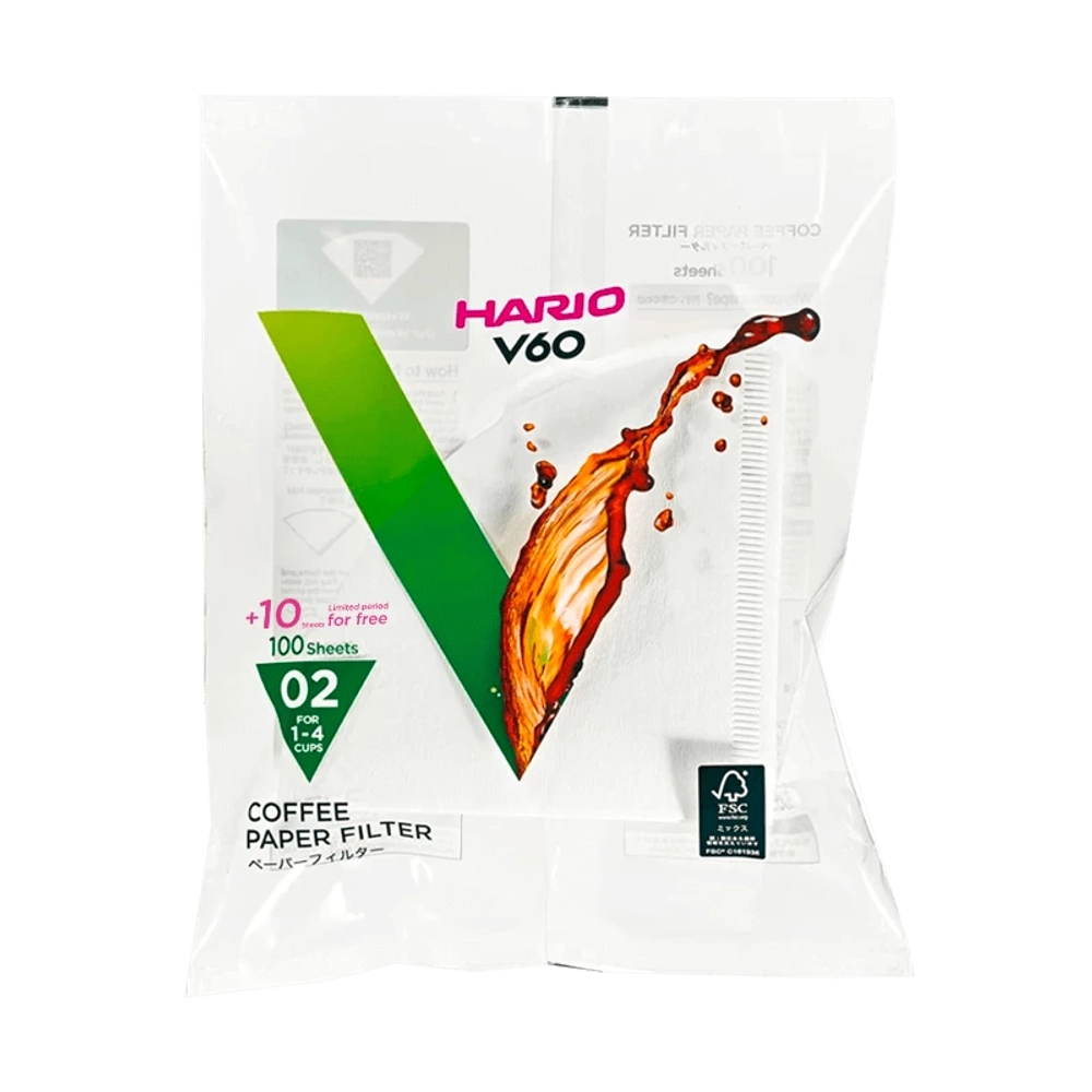 Фильтры Hario бумажные (размер 1–4)