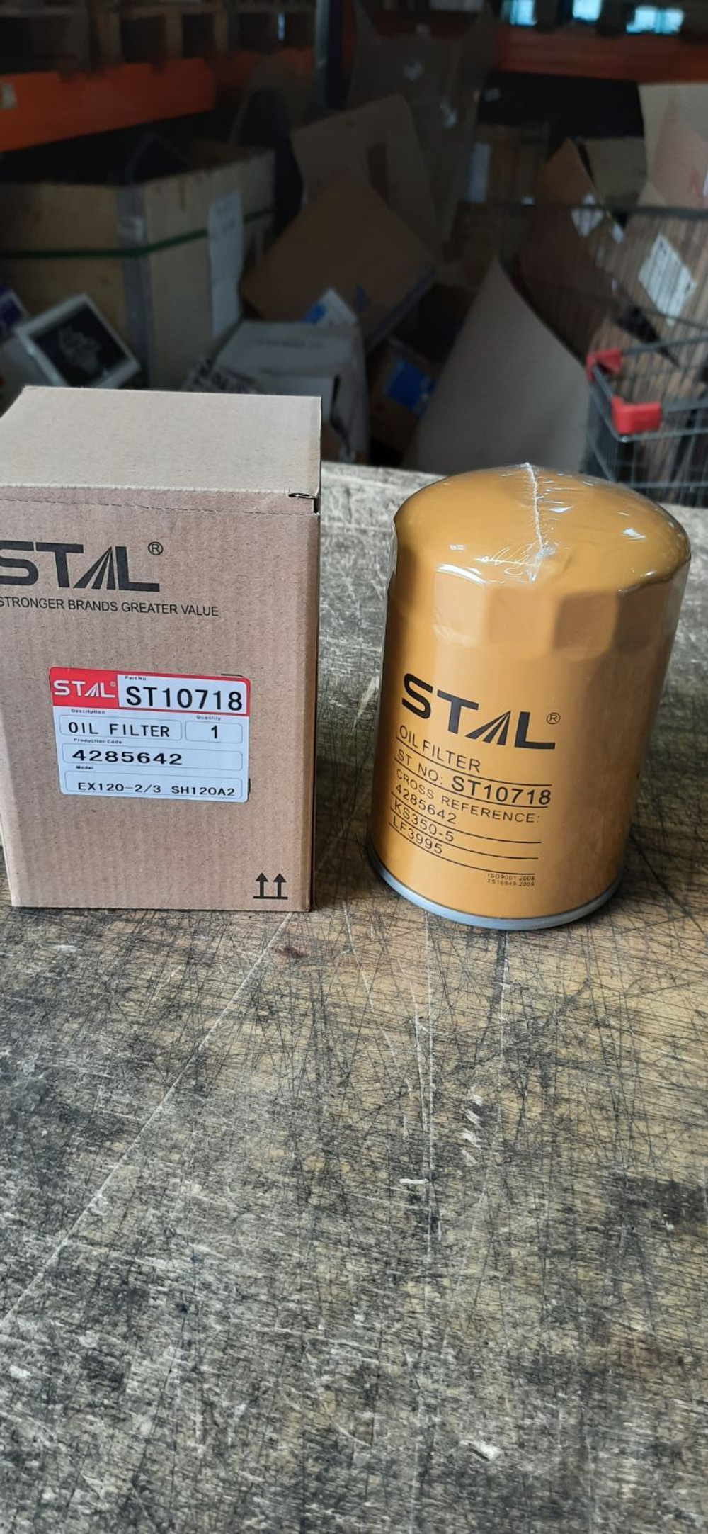 Фильтр масляный STAL ST10718/JX718