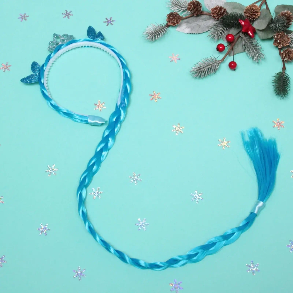 Ободок карнавальный с косичкой «Магия»