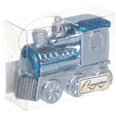 Ёлочная игрушка «Сказочное путешествие» 9,5*2*10,5 см, голубой