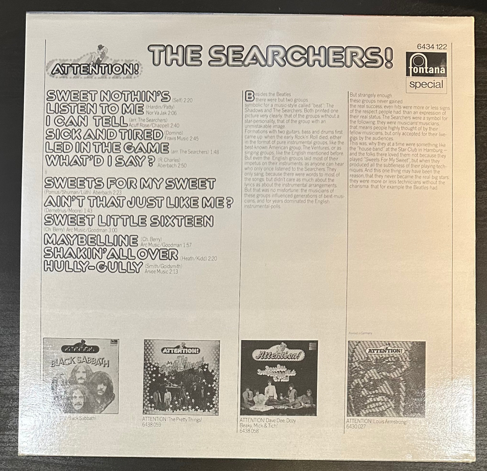 The Searchers - Attention! The Searchers! (Скандинавия 1975г.)