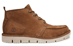 Timberland Casual Leather Shoes Men"s High top Brown