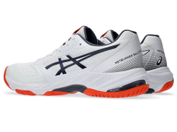 Мужские кроссовки для бадминтона/сквоша Asics Netburner Мячistic FF 3 - white/indigo fog