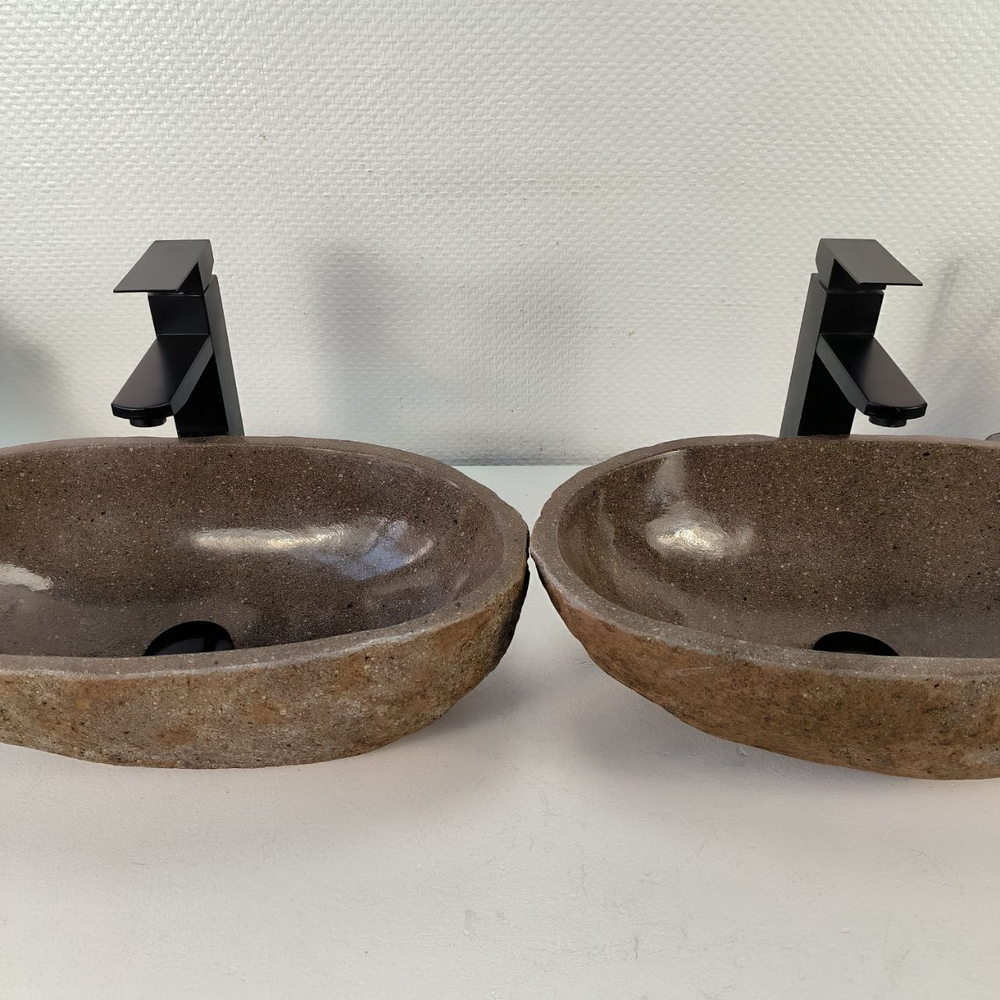 Раковина из речного камня ПАРА! RS-65543 51*28*15 0865