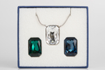 Колье Swarovski с тремя сменными подвесами