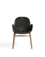 Уличный стул Alipa из массива акации и темно-серой веревки