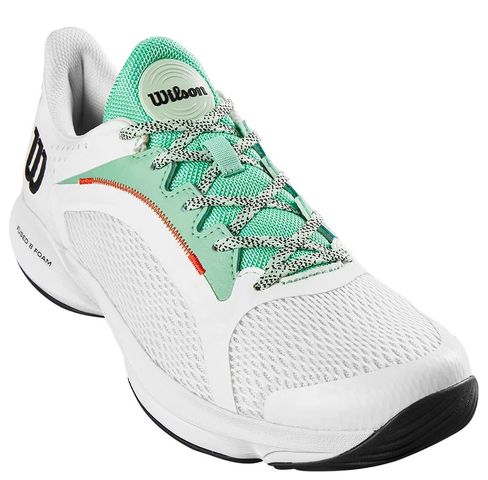 Женские кроссовки для Падел Wilson Hurakn 2.0 W - white/biscay green/black